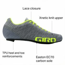 Cheapest 🔥 Discount ❤️ Giro Road Bike 👞 👞 Shoes Empire E70 Knit Cycling 👞 👞 Shoe Men's 💯 🎁 -Bike Footwear Sales GREHEAYL D3